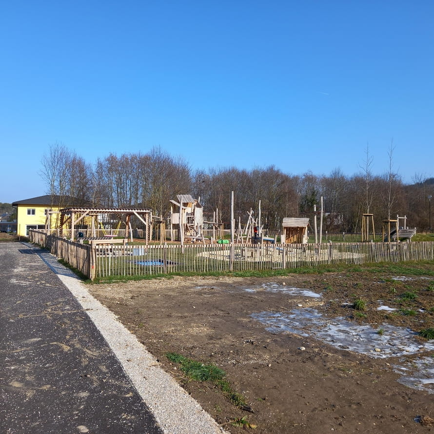 Neuerrichteter Spielplatz Hafeld-Zauset