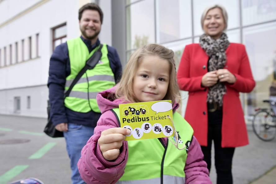 Pedibus Mattighofen - fröhlich, gesund und sicher zu Fuß zur Schule