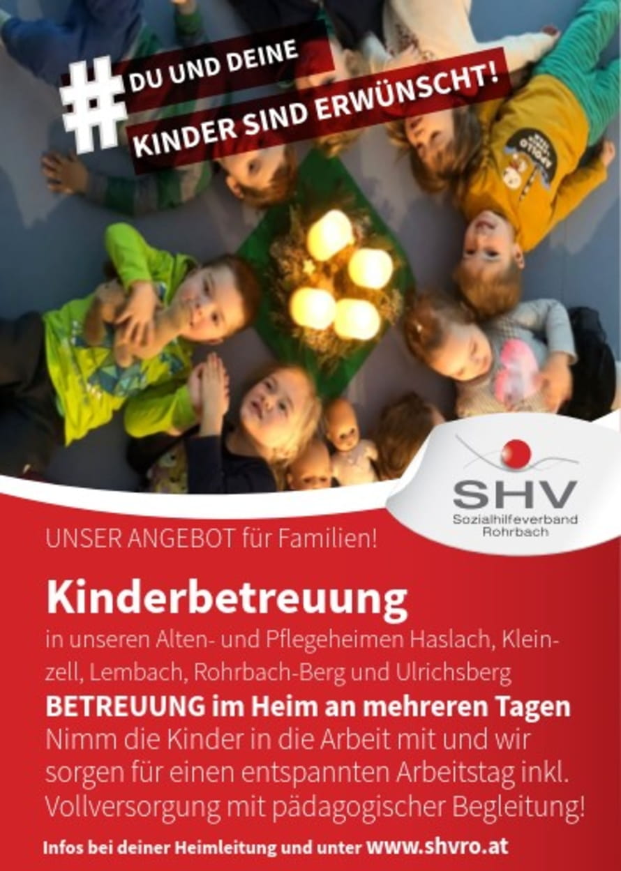 Kinderbetreuung in unseren Heimen