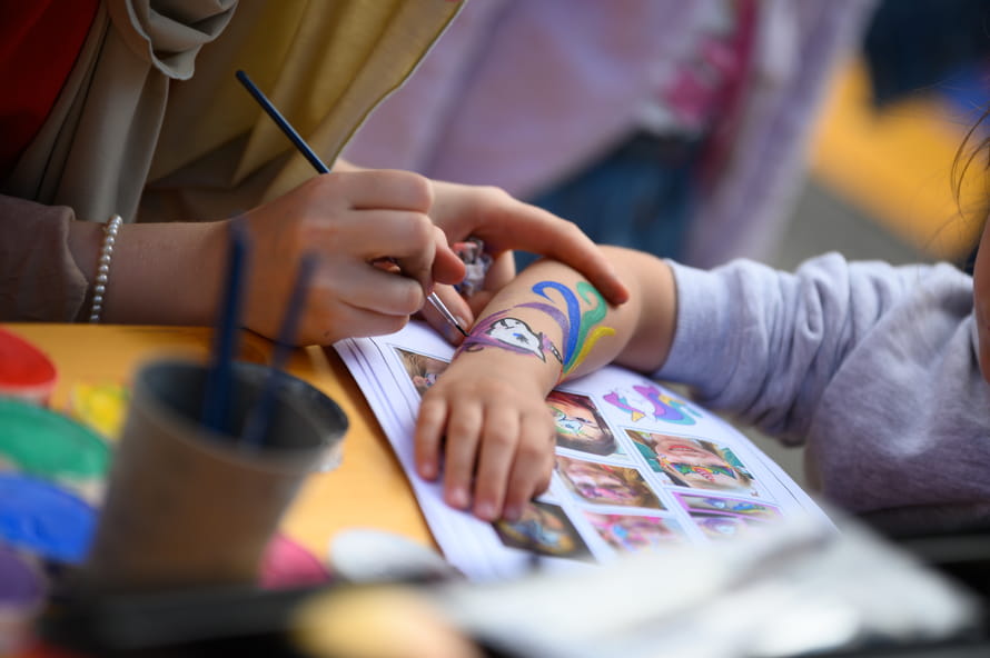 Kinderbetreuung bei unserem Familien Sommerfest