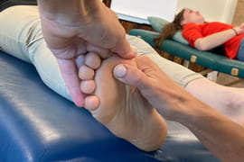 Fußreflexzonenmassage erlernen - für Familie