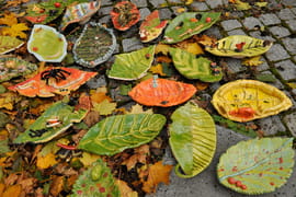 Kinder Keramik Kurs „Bunte Herbstblätter“