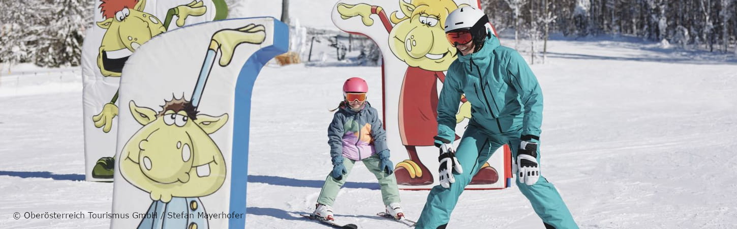 Familienskitage in den 7 Top-Skigebieten Oberösterreichs